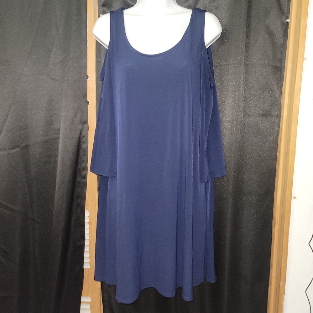 ESPRESSO (Size XL) Brand cold shoulder dress
